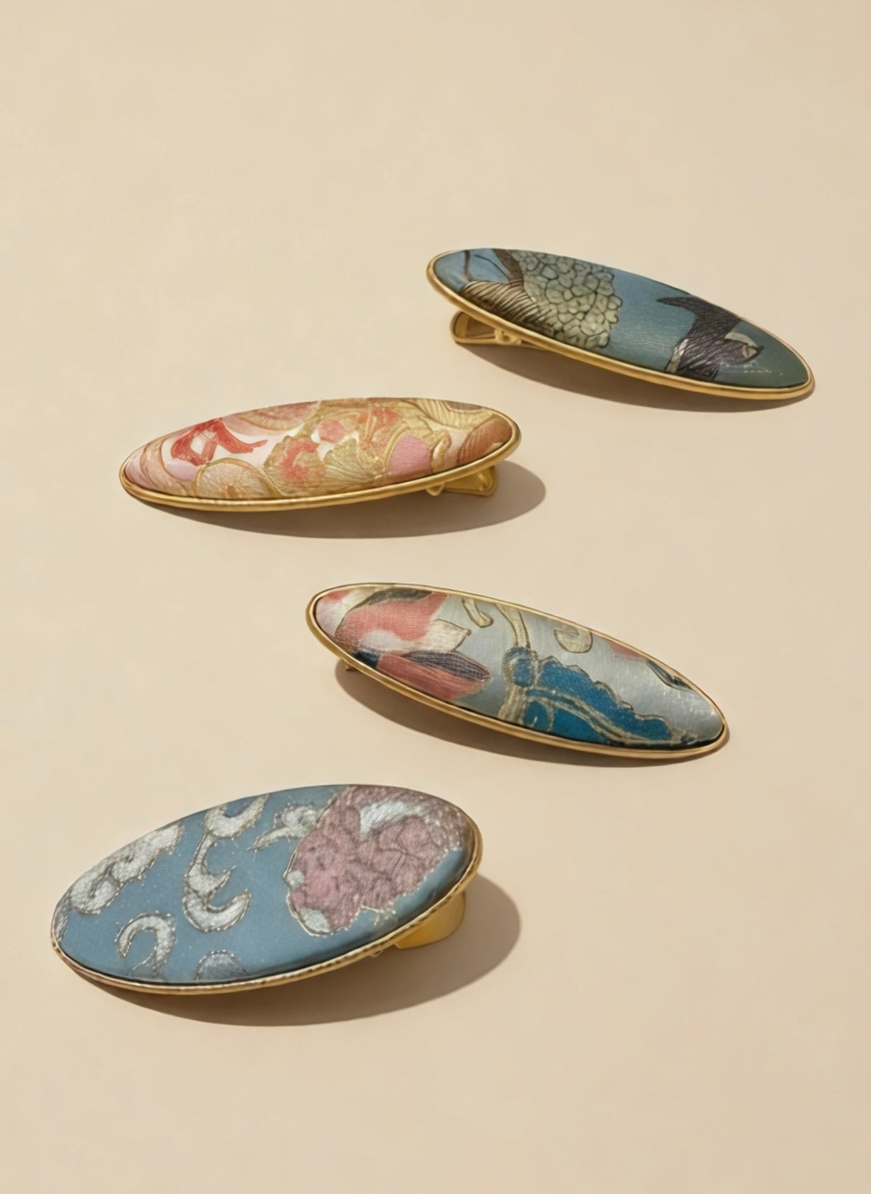 Handmade Song Jin Silk Hair Clip