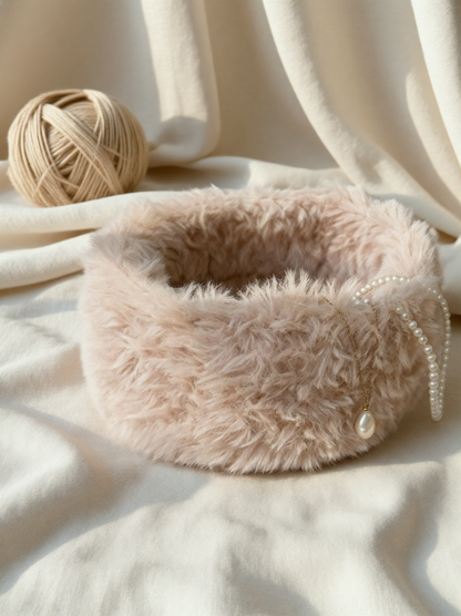 Handmade Fluffy Crochet Organizer