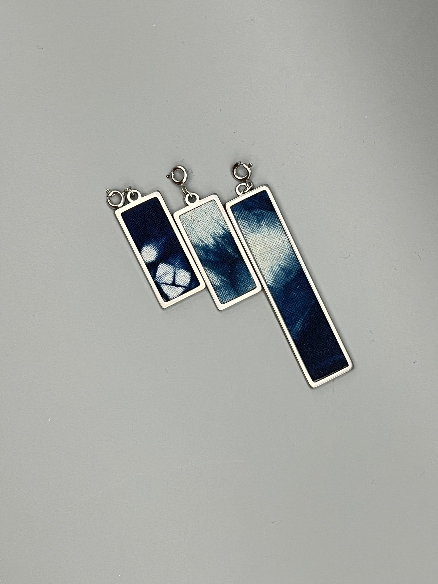 Sodalite Harmony Set – Hmong Batik Pendant Necklace & Bracelet