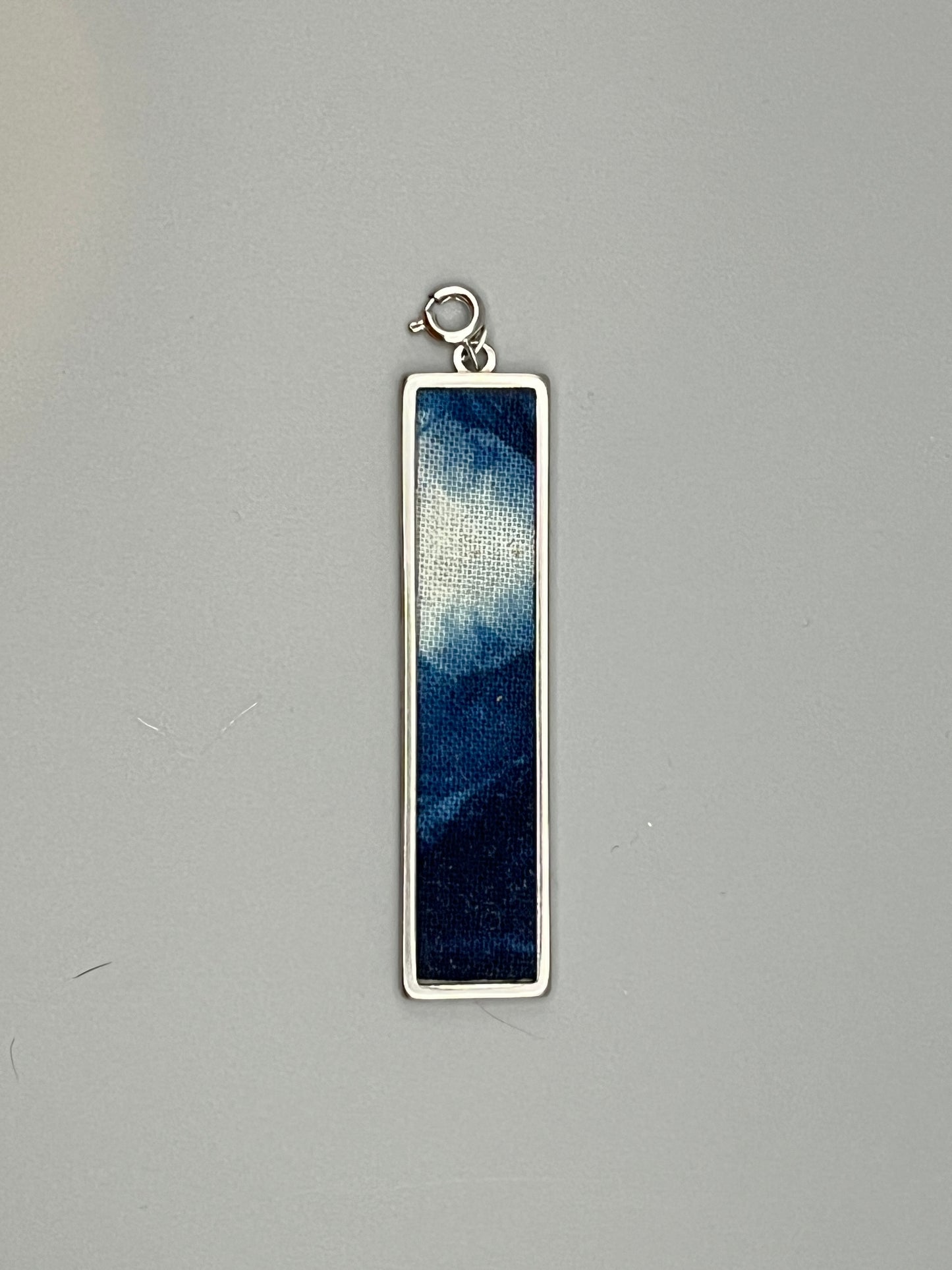 Sodalite Harmony Set – Hmong Batik Pendant Necklace & Bracelet