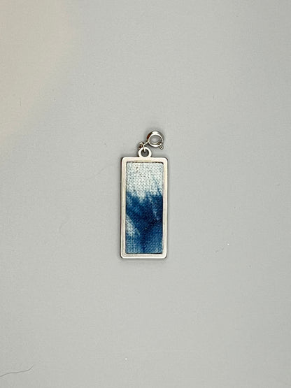 Sodalite Harmony Set – Hmong Batik Pendant Necklace & Bracelet